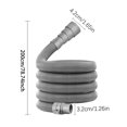 thumbnail image 3 of CZSCPDAW 10-Meter Collapsible RV Sewer Hose with 28-42mm Adjustable Adapter for Motorhome Camper Waste Water Drainage, 3 of 3