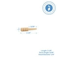 thumbnail image 2 of Wood Cribbage Pegs, Pack of 250 Natural Unfinished Pegs for New Set or Replacement Pieces by Woodpeckers, 2 of 4