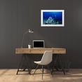 thumbnail image 3 of Y Lin, Ryan 14x11 White Modern Wood Framed Museum Art Print Titled - Fish And DIVers, 3 of 4