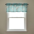 thumbnail image 6 of Yaayu 2D Print Kitchen Curtain Valance, Washable Polyester Short Window Treatment, Home Decor, A, 6 of 7