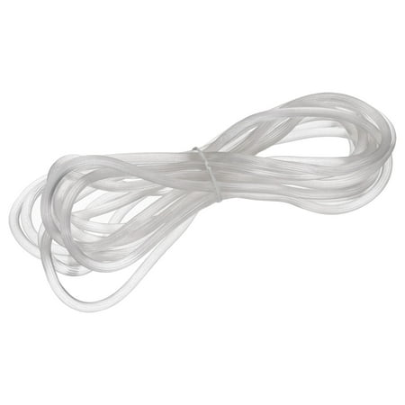 Uxcell 5M/16.4Ft Rubber Window Screen Spline Sealing Strip, 5.5mm OD Translucent