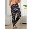 thumbnail image 4 of New men's fun-print casual loose-fitting long pants suitable for all seasons and can be worn as home pants, 4 of 5
