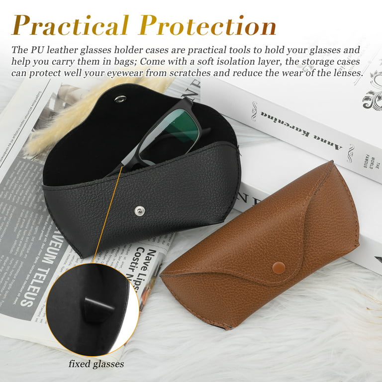 leather sunglasses pouch