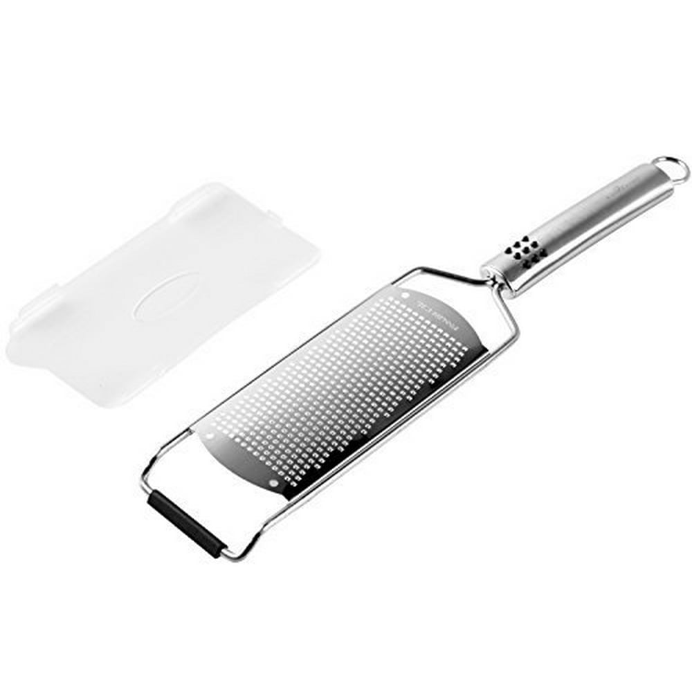 Handheld Fine Spice Grater 12.5". Stainless Steel. ProfessionalGrade