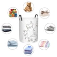 thumbnail image 6 of Kll Unicorn Sun Salutataion Yoga Waterproof Foldable Laundry Hamper Bucket With Handles For Storage Bin,Kids Room,Home Organizer (Medium), 6 of 8