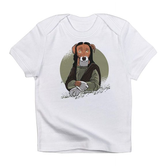 CafePress - Mona Lisa Dog T Shirt - Infant T-Shirt