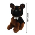 thumbnail image 3 of PVCS Chien Simulation Fait Main Personnage Réaliste Jouet Chien en Peluche Animal en Peluche, 3 of 9