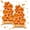 2pcs Basketball Pile, variant on 1/2 Pack Giant Standing Basketball Balloons, 4.9ft Large Foil Balloon with Base, Basketball Party Supplies for Birthday Sports Theme Decorations