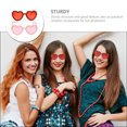 thumbnail image 6 of MLINS  2 Pcs Red Heart Sunglasses Rimless Kids Girl Oversized Woman, 6 of 8
