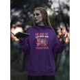 thumbnail image 2 of Me And My Cat Forever Hoodie Women -Image by Shutterstock, Female Large, 2 of 4