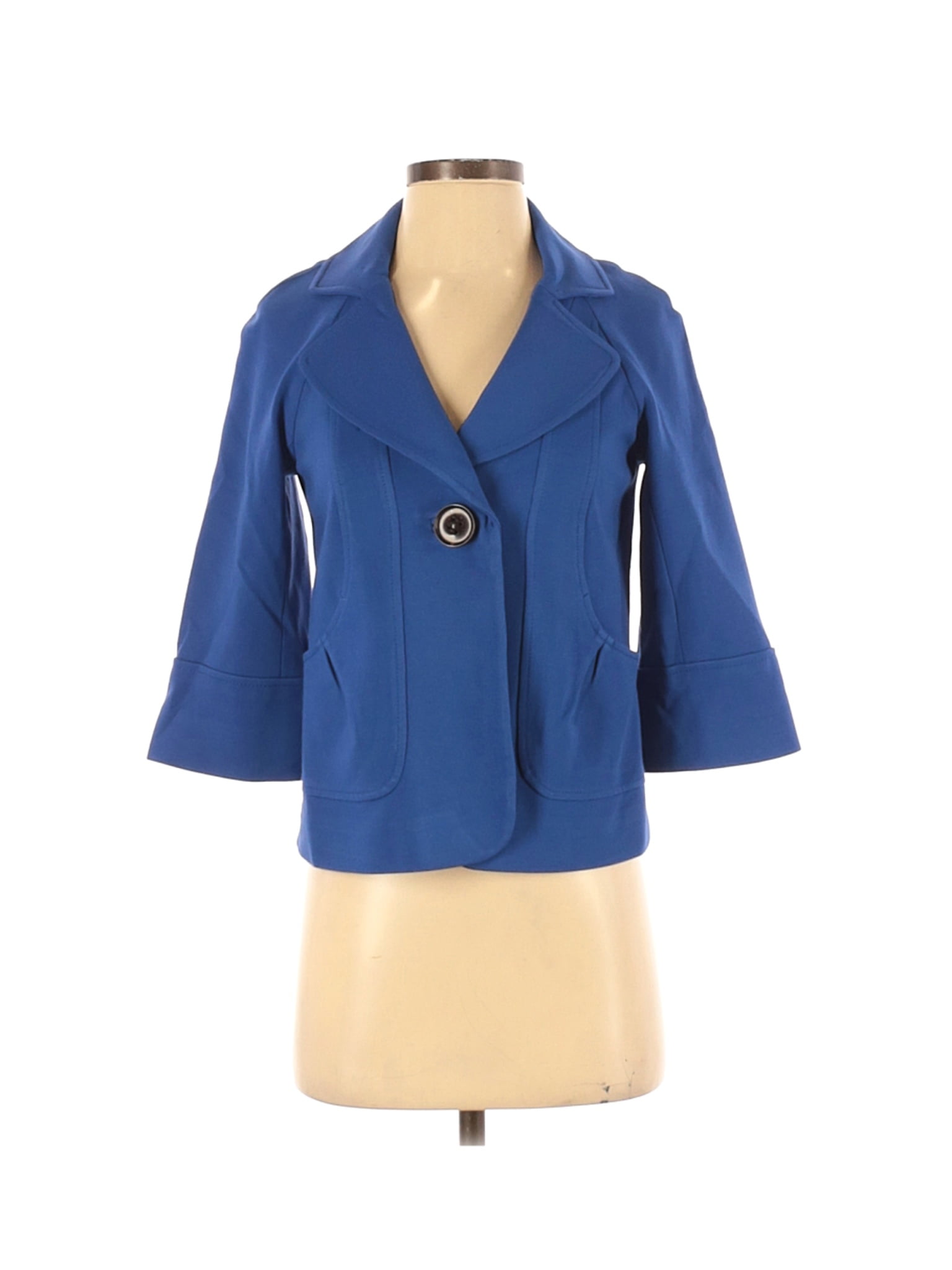 blue petite coat