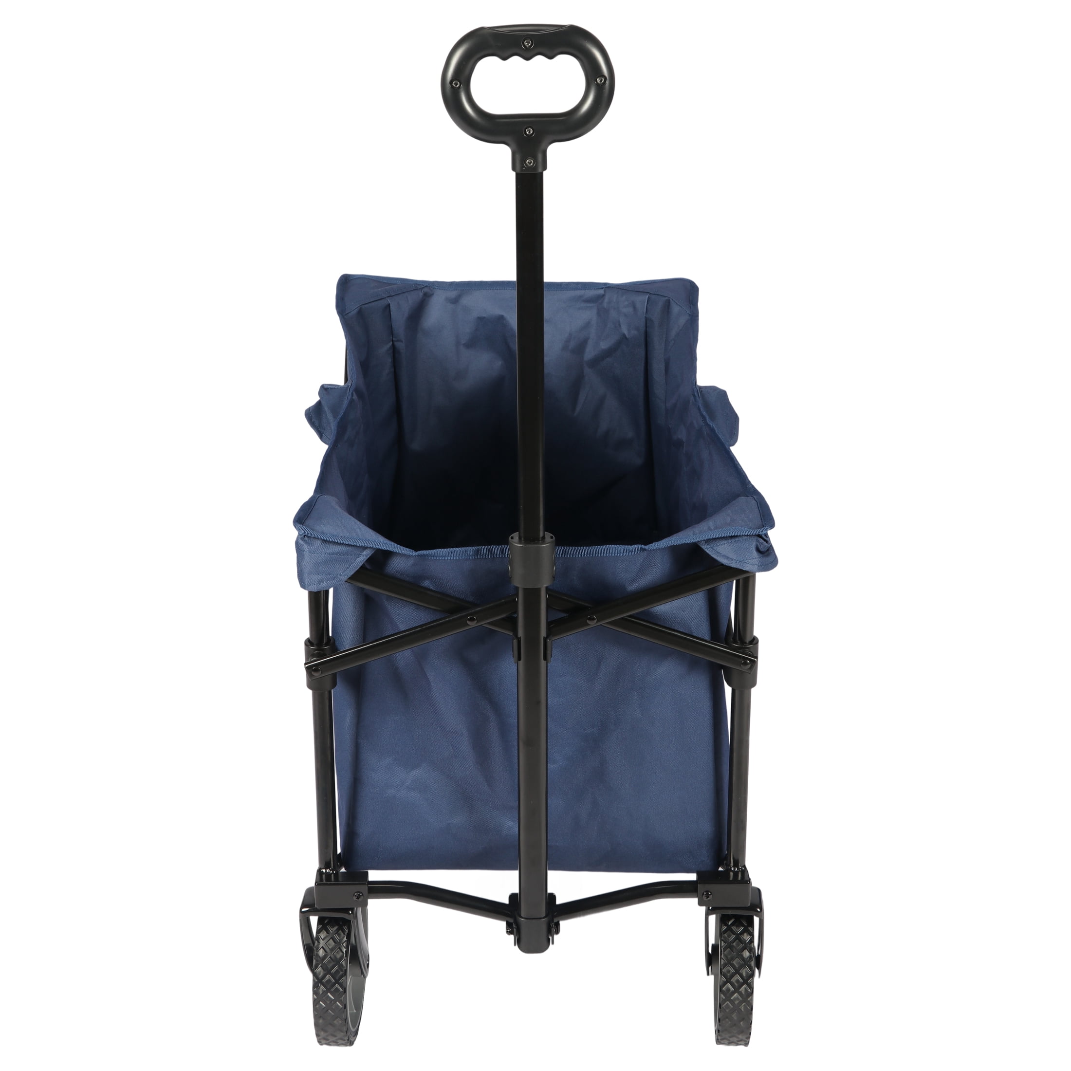 Ozark Trail Multi-Purpose Big Bucket Cart, Navy Wagon
