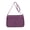 Purple, variant on KXF Women Nylon Crossbody Satchel Purse, Lightweight Waterproof Multi Pocket Handbag for Daily Commute