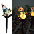 thumbnail image 1 of Luces solares para decoración de jardín y patio de Navidad, luces de resina para exteriores con enchufe de tierra, luz con enchufe, 1 of 3