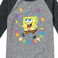 thumbnail image 3 of SpongeBob Squarepants - So Eggcited - Toddler And Youth Raglan Graphic T-Shirt, 3 of 6