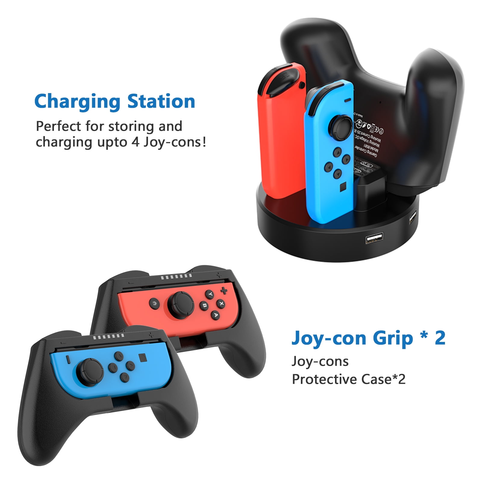 Buy HEYSTOP Switch Accessories Bundle 28 in 1 for Nintendo Switch, Gift