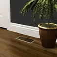 thumbnail image 3 of Imperial 4" x 10" Chocolate Steel Floor Register, Louvered, 1-pk, 3 of 7