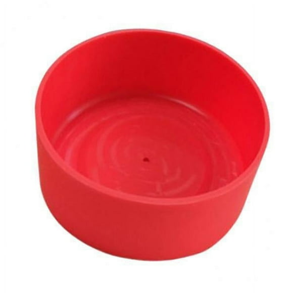 Paquete de 2-4 botas de silicona para botellas de agua de 32-40 , funda inferior para matraz, color rojo 2 piezas
