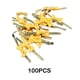 thumbnail image 4 of Bearachild 100 piezas de bridas decorativas 100 piezas de bolsas de cono dulce solución de sujeción bolsas y corbatas de cono dulce Artesanía amarillo 100 piezas, 4 of 6