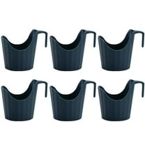 Homoyoyo Plastic Coffee Cup Holders, Paper Cup Carrier, 6-Pack Beverage Cup Holders