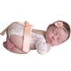 thumbnail image 4 of Laklulu Peleles de encaje para bebés recién nacidos, accesorios de fotografía con vestido con lazo, trajes de sesión para bebés, niñas, gemelos de princesa, champán, 4 of 6