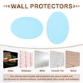 thumbnail image 3 of Uxcell 10Pcs Door Knob Wall Protector, 2.4" Round Silicone Door Stoppers Self Adhesive Handle Bumper Cushion Pad Quiet Wall Protector for Fridge Home Office, Blue(0.3" Thickness), 3 of 6