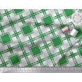 thumbnail image 2 of Soimoi Polyester Crepe Fabric Diagonal Check Print Fabric by The Yard 42 Inch Wide, 2 of 3