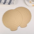 thumbnail image 4 of GOOHOCHY Golden Paper Cake Boards for Decoration Sturdy and Delicate Perfect for Parties and Restaurants 7.5 Inches, 4 of 8