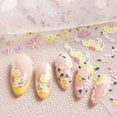 thumbnail image 3 of hojas de pegatinas para decoración de uñas con flores, decoración de uñas autoadhesiva para mujeres DIY, múltiples estilos, 10*8cm, 3 of 6