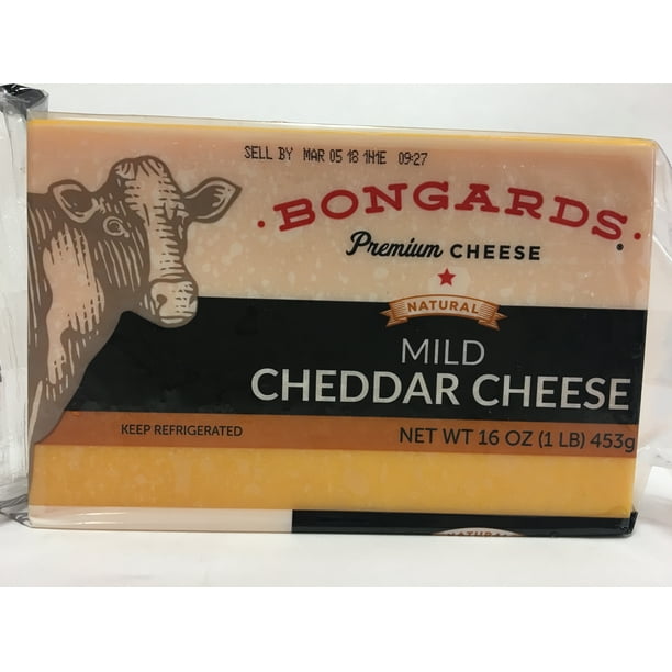Bongards Creameries Cheddar Cheese, 16 Oz.