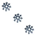 thumbnail image 4 of maskred 18-in-1 Snowflake Multi-tool tool Card Combination Compact Portable Outdoor spanner wrench Multifunction Camping Tool black 3Set, 4 of 6
