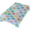thumbnail image 7 of Coolnut Easter Egg Dots Rectangle Tablecloth, Spill-Proof Polyester Table Cloth, Table Cover for Kitchen Dining Picnic Holiday Party Decoration, 60"x60", 7 of 7