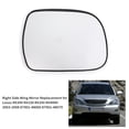 thumbnail image 3 of Right-Hand Side Wing Mirror Glass Replacement for Lexus RX300 RX330 RX350 RX400h (2003-2008) - Silver/Black, Heated White Mirror with -9 Curvature, OE Compatibility 87901-48040 87901-48050, ABS &, 3 of 6