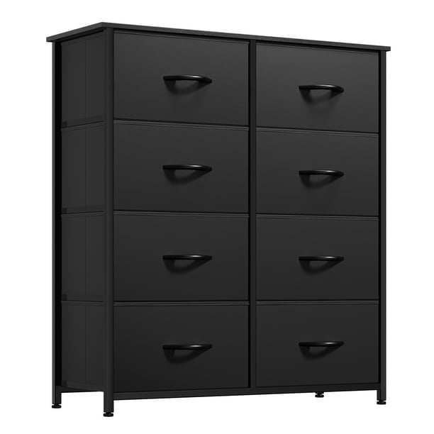 ZUNMOS Fabric Dresser with 8 Drawers for Bedroom, Closet, Entryway Storage Black - Walmart.com ZUNMOS Fabric Dresser with 8 Drawers for Bedroom, Closet, Entryway Storage Black - Walmart.com
