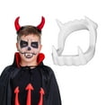 thumbnail image 1 of SuChun Party Photo Booth Props White Teeth Halloween Plastic Teeth For Kids Fun Cosplay Props Party And Trick Or Accessories White, 1 of 5