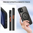 thumbnail image 3 of for iPhone 12 Mini Case[Compatible with Magsafe], iPhone 12 Mini Magnetic Case Full Body Protective Cover TPU Shockproof Slim Phone Case for Apple iPhone 12 Mini 5.4", Black, 3 of 9