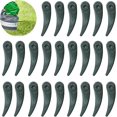 thumbnail image 1 of Jinsinto Replacement Grass Strimmer Blades, 24 Pack Edger Blade For Bosch Durablade Art 23-18 Li Art 26-18 Li String Trimmer, Green, 1 of 5