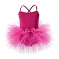thumbnail image 2 of Gvdentm Toddler Girls Ballet Skirted Leotards Strap Tutu Dress Party(Purple,4-5 Years), 2 of 3