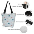 thumbnail image 4 of Haiem Turtles And Shells Pattern Shoulder Bag - Durable and Spacious Tote Bag,Versatile Shopping Bag, 4 of 7
