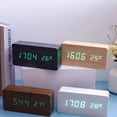 thumbnail image 3 of ACDANC Alarm Clock,Night Glow Digital Clock,Temperature Display Bedside Clock,Black, 3 of 5