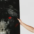 thumbnail image 3 of Orinice Wolf Gothic Art Bathroom Decor Set Colorful Luxurious Graphic Polyester Fabric Fashion Bathroom Decor Sets with Hooks Size 100％ Polyester Home Bathtubs Bathroom Curtain Decoration Washable, 3 of 7