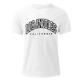 thumbnail image 2 of Men's Raglan Sleeve Letter Print Short Sleeve T-Shirt - Round Neck, Fashion Trend, Perfect for Daily & Casual Occasions, 2 of 4