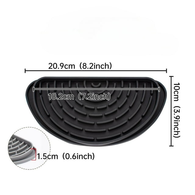 Refrigerator Drip Catcher Tray, Mini Fridge Drip Tray Protects Ice And Water Dispenser Pan, Fridge Spills Water Pad For Spills, Build-Up And Water Splat