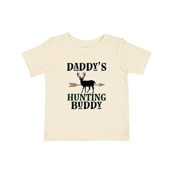 Inktastic Daddy Hunting Buddy Bow Hunter Boys Baby T-Shirt