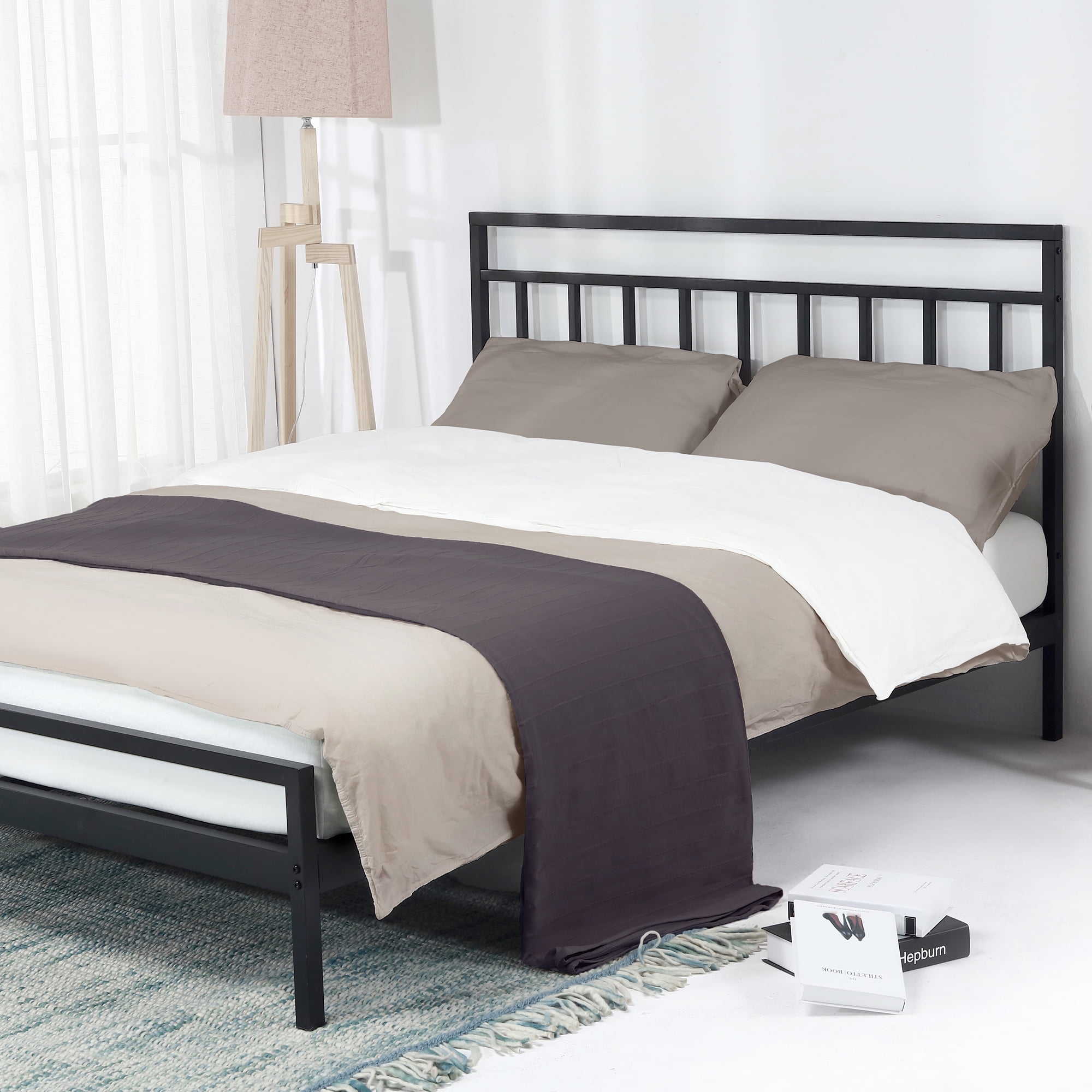 pic Best Heavy Duty Metal Bed Frame best price mattress frame mission 10 inch heavy duty metal platform bed w headboard mattress foundation