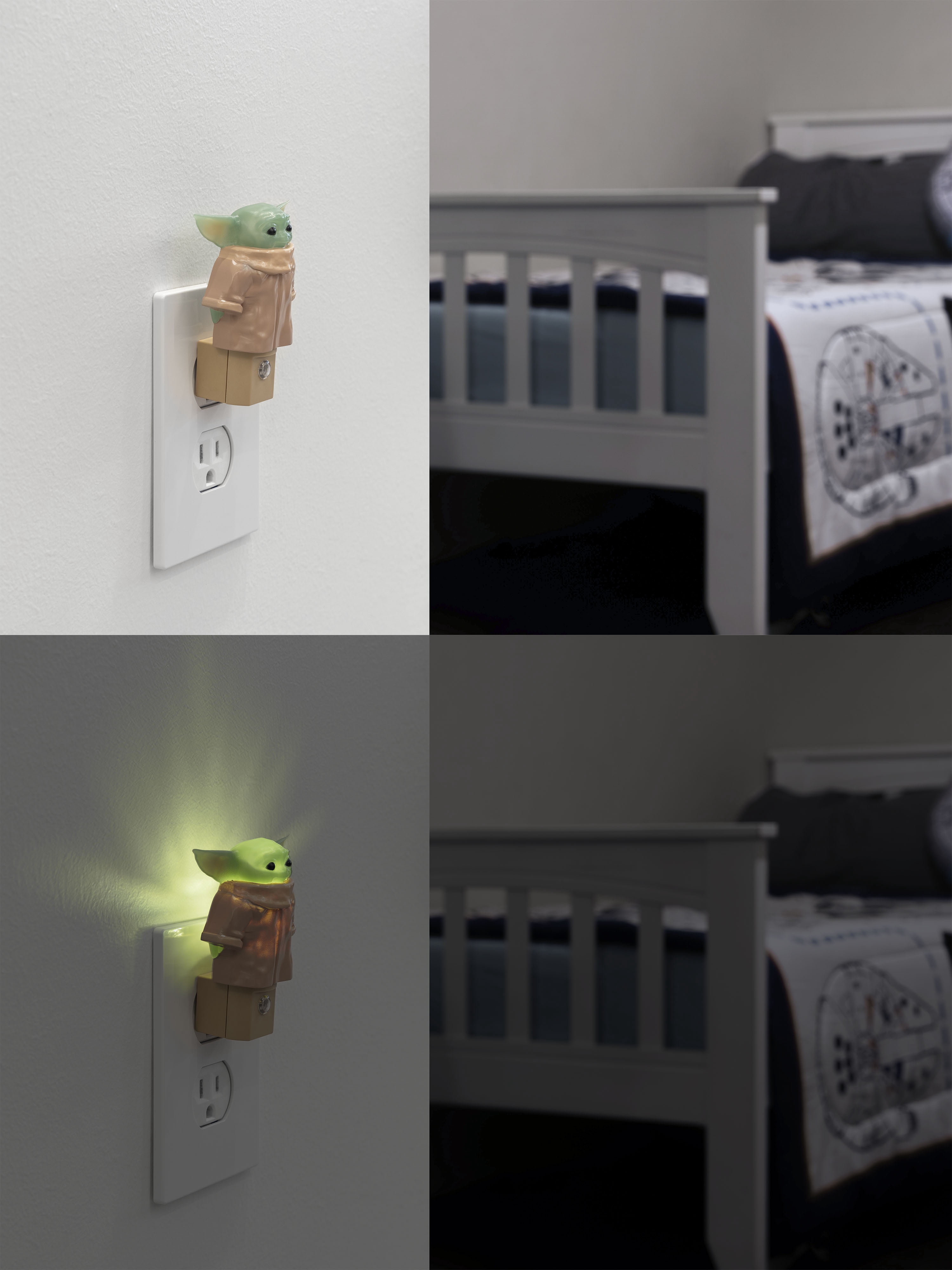 Star Wars: The Mandalorian The Child Light-Sensing Mini Night Light, 53 Pack - 53848-P1