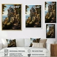 thumbnail image 4 of Designart "Sunlit Strongholds of Castles" Cityscapes Floater Framed Canvas Wall Art, 4 of 7