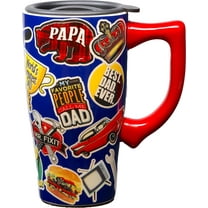 DAD 18 OUNCE CERAMIC TRAVEL MUG