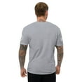 thumbnail image 2 of JESUS IS KING Fitted mens T-shirt (Heather Grey, XS), 2 of 4