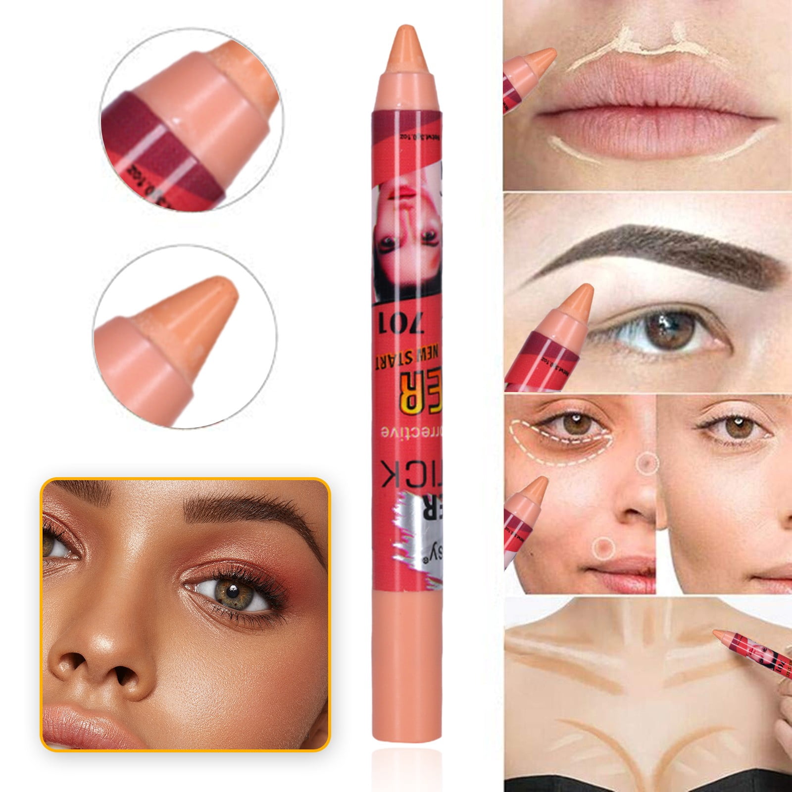 It Concealer under Eye Light Cover Girl Milk Foundation Yup Milk Classic Beauty Stick Candy Infallible Full Wear Concealer Foundation for Sensitive Skin Erase Crepe Milk under Eye Stick Glow Makeup